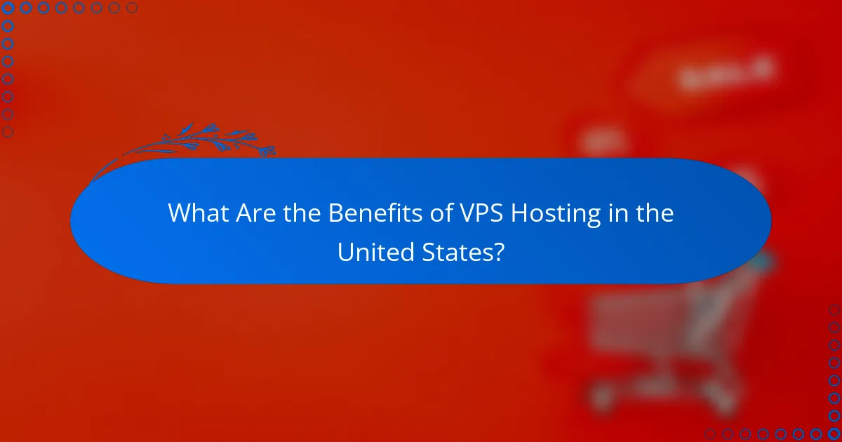 What Are the Benefits of VPS Hosting in the United States?